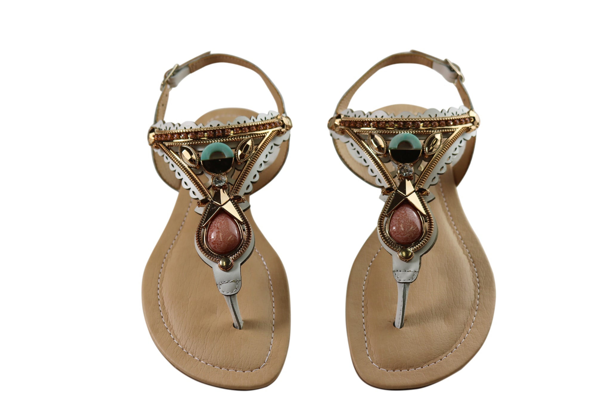 Bottero Caymen Women's Comfortable Leather Sandals - Handmade in Brazil - Perfect for Beach, Vacation & Summer Outfits