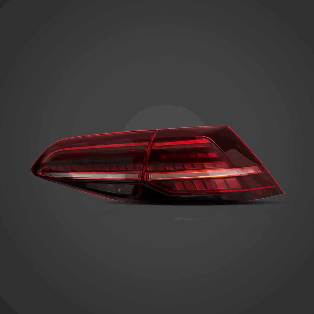LED Tail Light Assembly with Sequential Turn Signal for 2013-2021 Volkswagen Golf MK7 & MK7.5 Hatchback - Upgrade Your Car's Rear Lighting for Enhanced Safety & Style