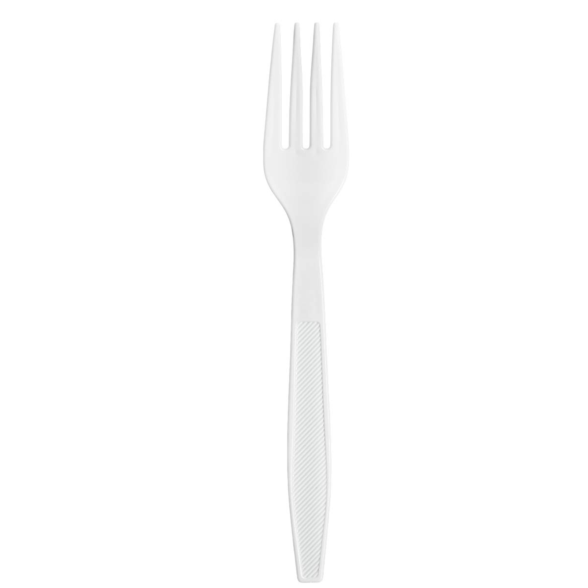 500 Count Heavy Duty White Plastic Forks - Extra Strong Disposable Cutlery for Restaurants, Parties, Catering & Home Use | Durable Dinnerware for BBQs, Picnics & Events