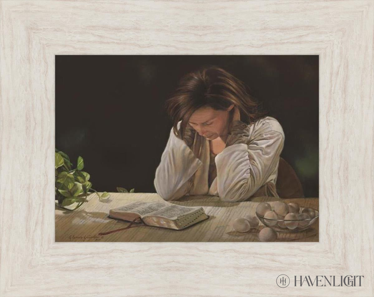 A Mother's Vigil: I Would Gather Thee - Modern Christian Home Decor for Comfort & Inspiration | Perfect for Living Room, Bedroom & Prayer Spaces
