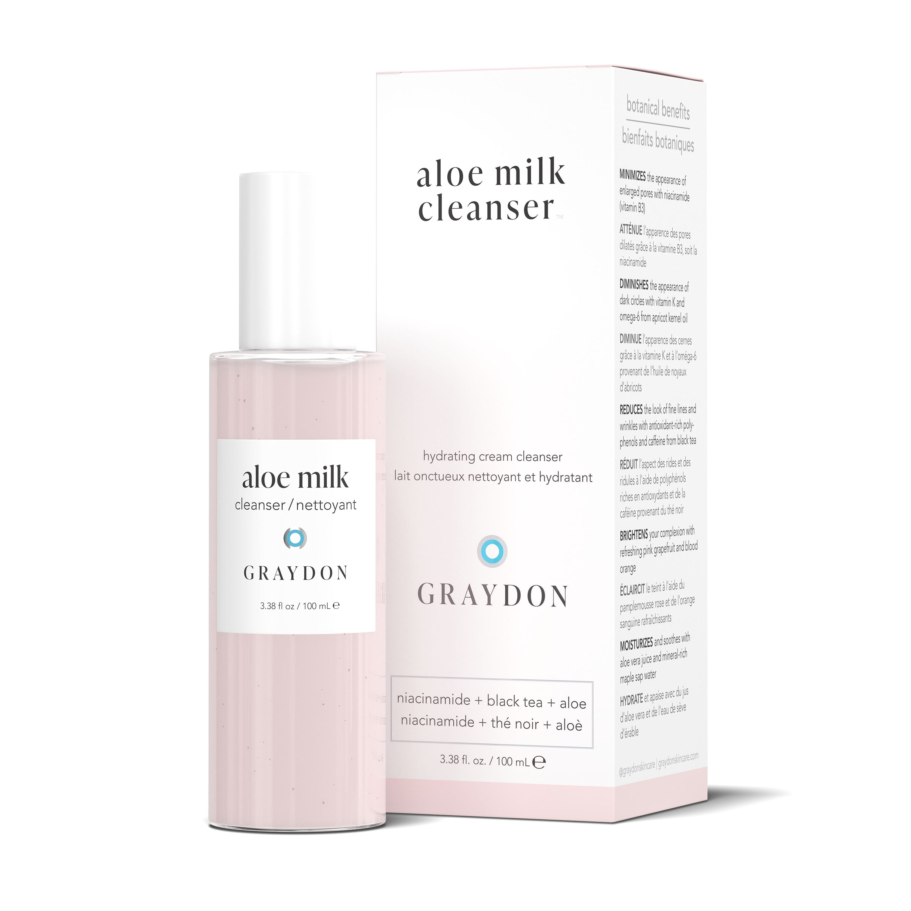 Aloe Vera Milk Cleanser for Face - Gentle Hydrating Facial Wash for Dry & Sensitive Skin | Daily Skincare Routine