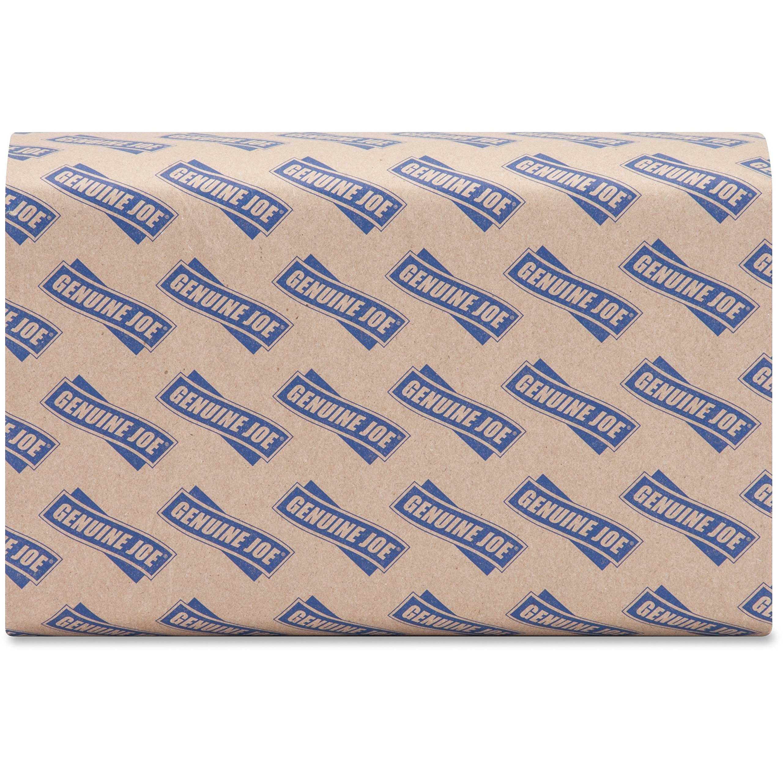 Genuine Joe GJO21040 Multifold Natural Paper Towels, 9.25