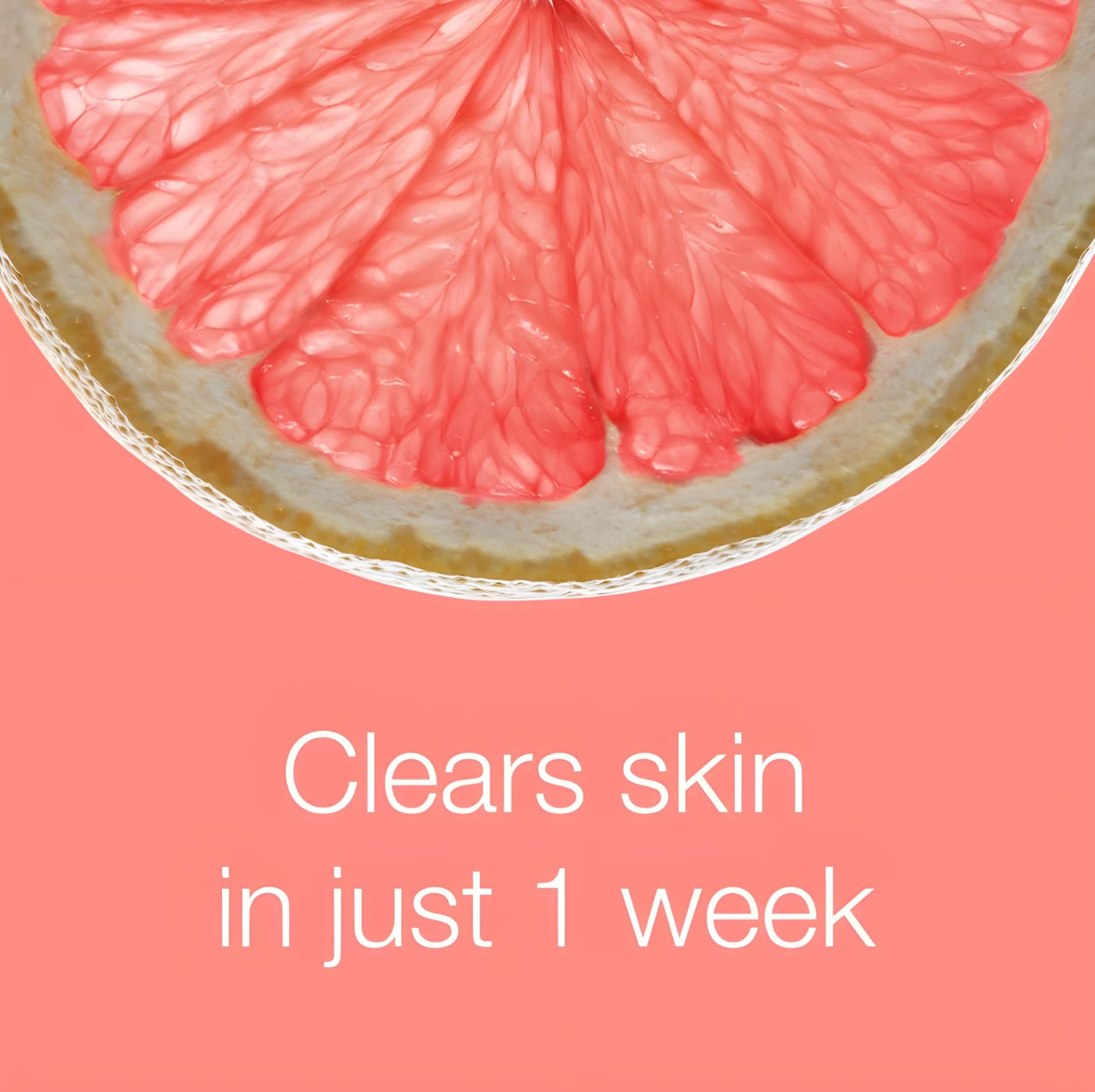Neutrogena Oil-Free Pink Grapefruit Acne Facial Cleanser, 6 fl oz - Gentle Daily Face Wash for Oily & Acne-Prone Skin - Refreshing Grapefruit Scent - Perfect for Morning & Night Skincare Routine