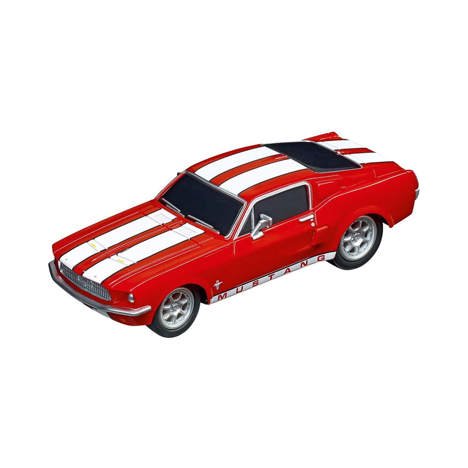 Ford Mustang 1967 1:43 Scale Electric Slot Car - Race Red Model for Collectors & Racing Enthusiasts | Perfect for Home Tracks & Display Cases