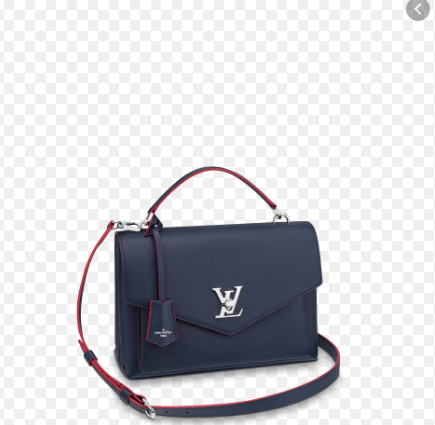 LV Lockme Tote Handbag - Luxury Leather Noir Black Shoulder Bag for Women | Perfect for Work, Travel & Everyday Use