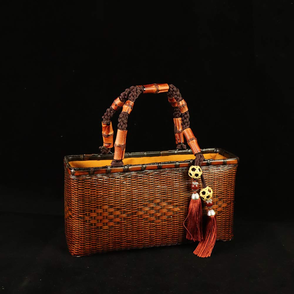 The Timeless Journey of Emma and Her Vintage Bamboo Handbag