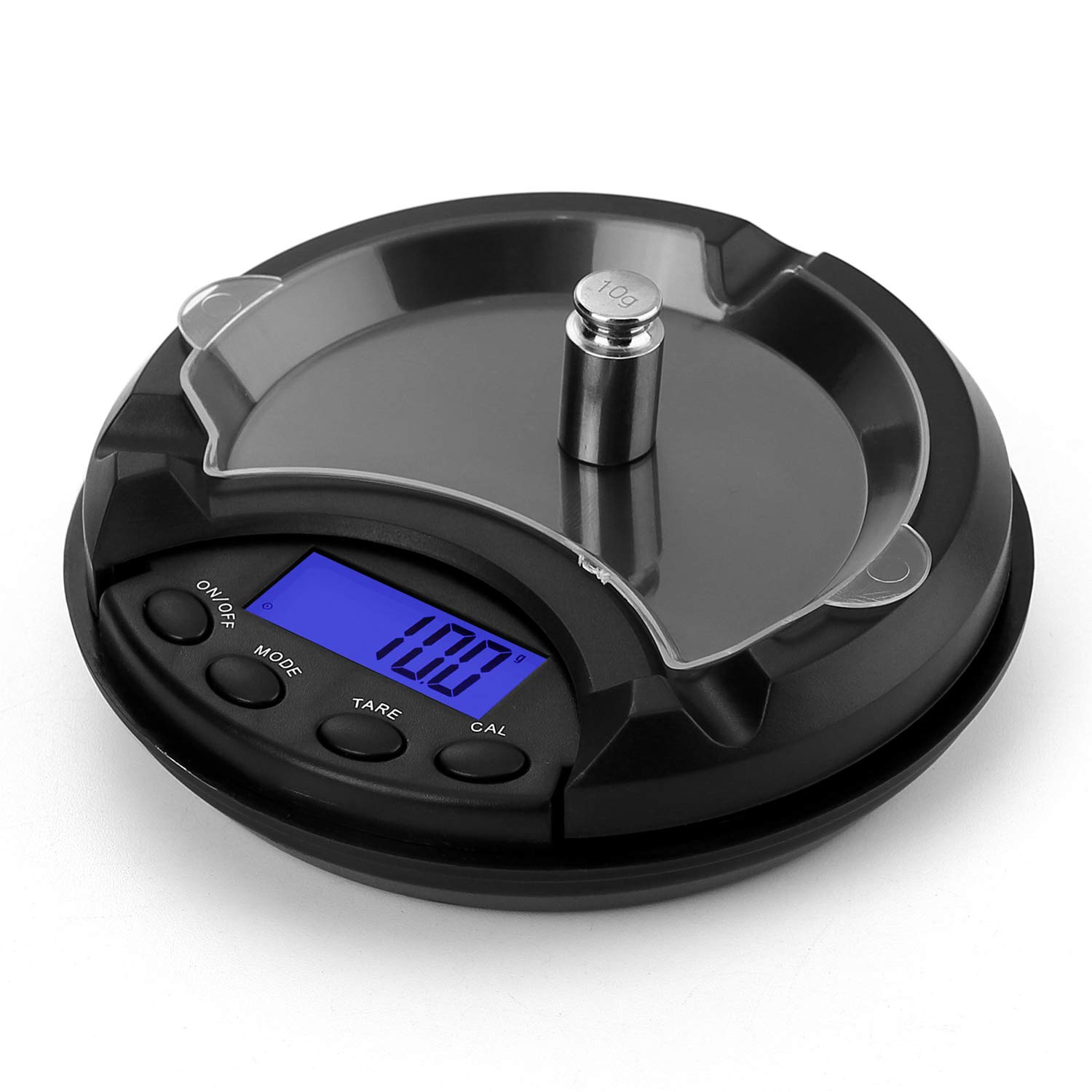 Ataller Digital Ashtray Scale - 100g/0.01g Precision Pocket Scale with LCD Display for Jewelry, Herbs & Small Items | Portable Mini Weighing Device for Home, Kitchen, Travel & Office Use