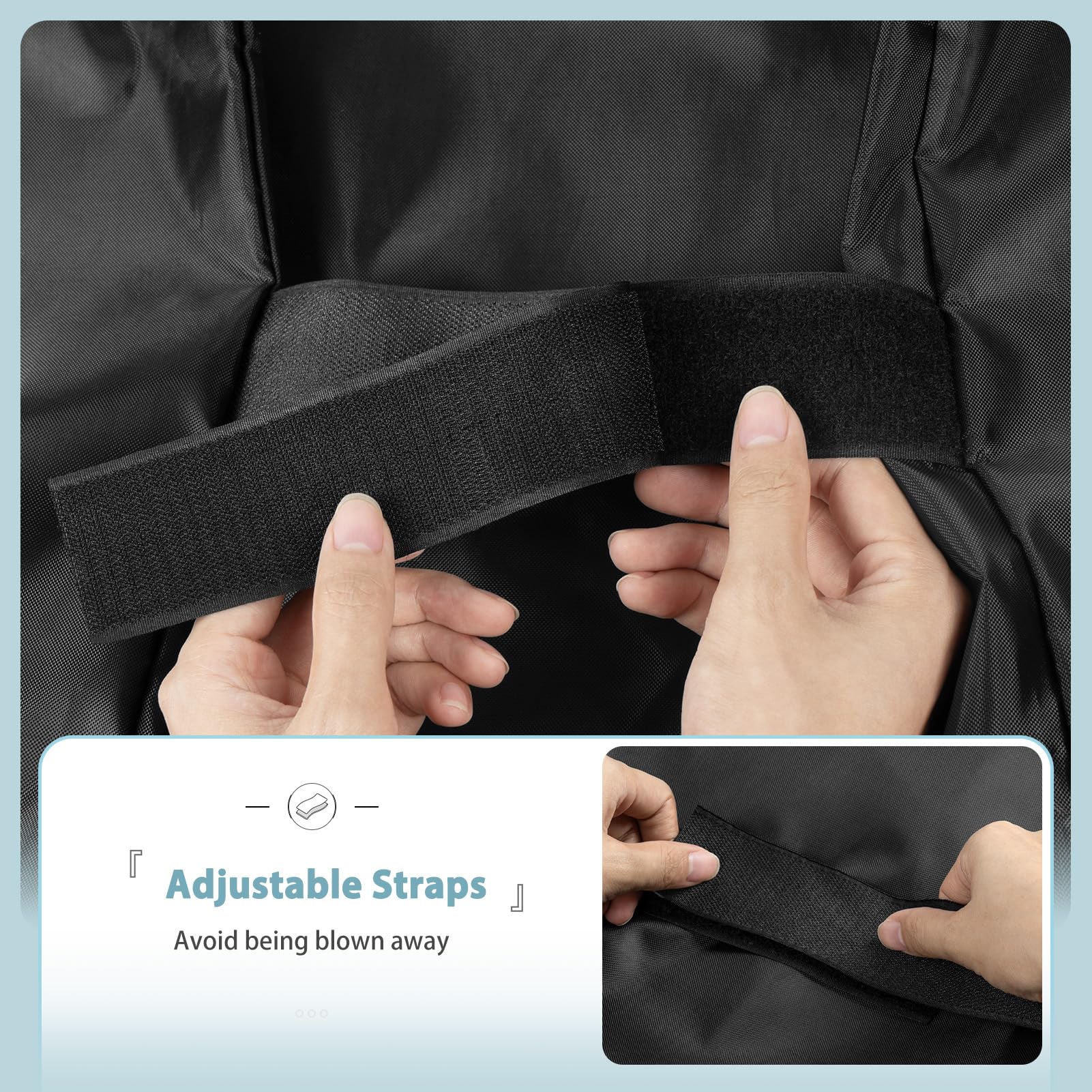 **Blackstone 28 Inch Griddle Cover with Hood – Waterproof BBQ Grill Cover for 5483 Model, Double Strap Design, Lightweight & Fade Resistant – Perfect for Outdoor Cooking, Camping, and Backyard BBQs**