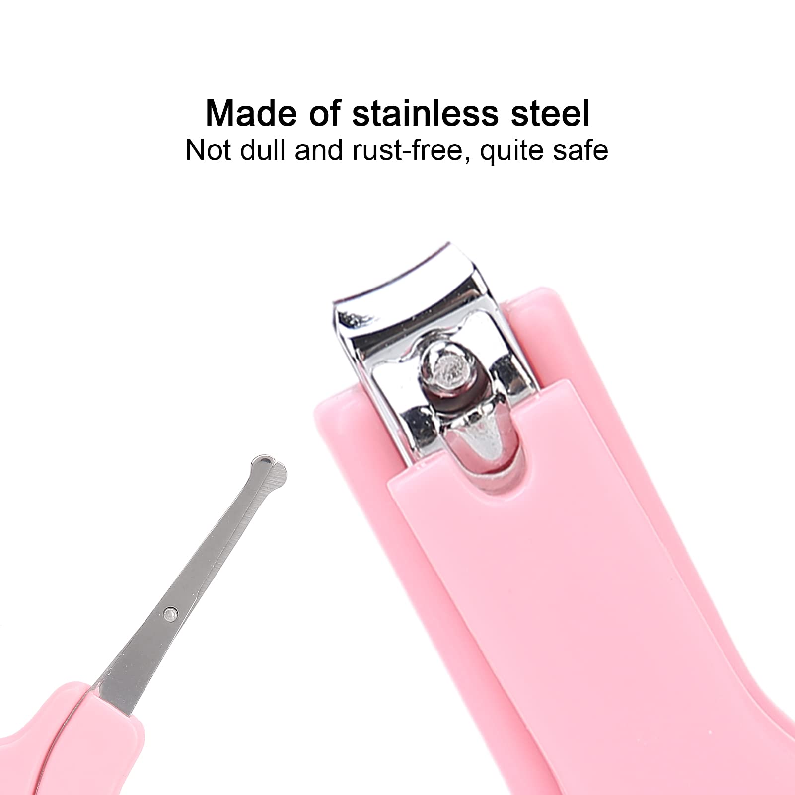 Safe & Gentle Baby Nail Clippers Set - Newborn Infant Toddler Nail Care Kit with Rounded Scissors & Nail File - Perfect for Newborns 0-24 Months - Ideal for Baby Grooming & Safe Nail Trimming at Home