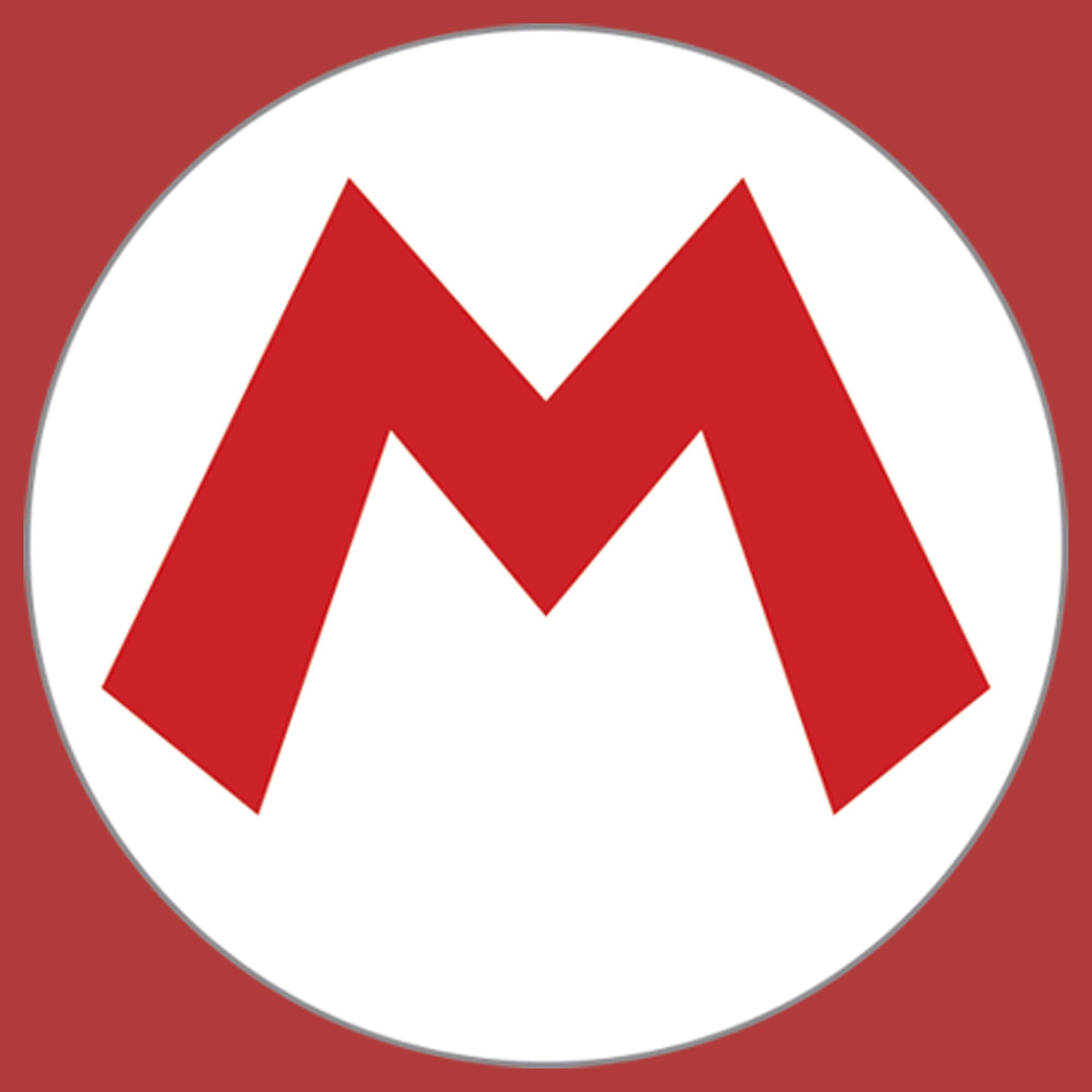 Nintendo Mario Icon Men's Graphic T-Shirt - Super Mario Bros Gaming Tee for Casual Wear & Cosplay