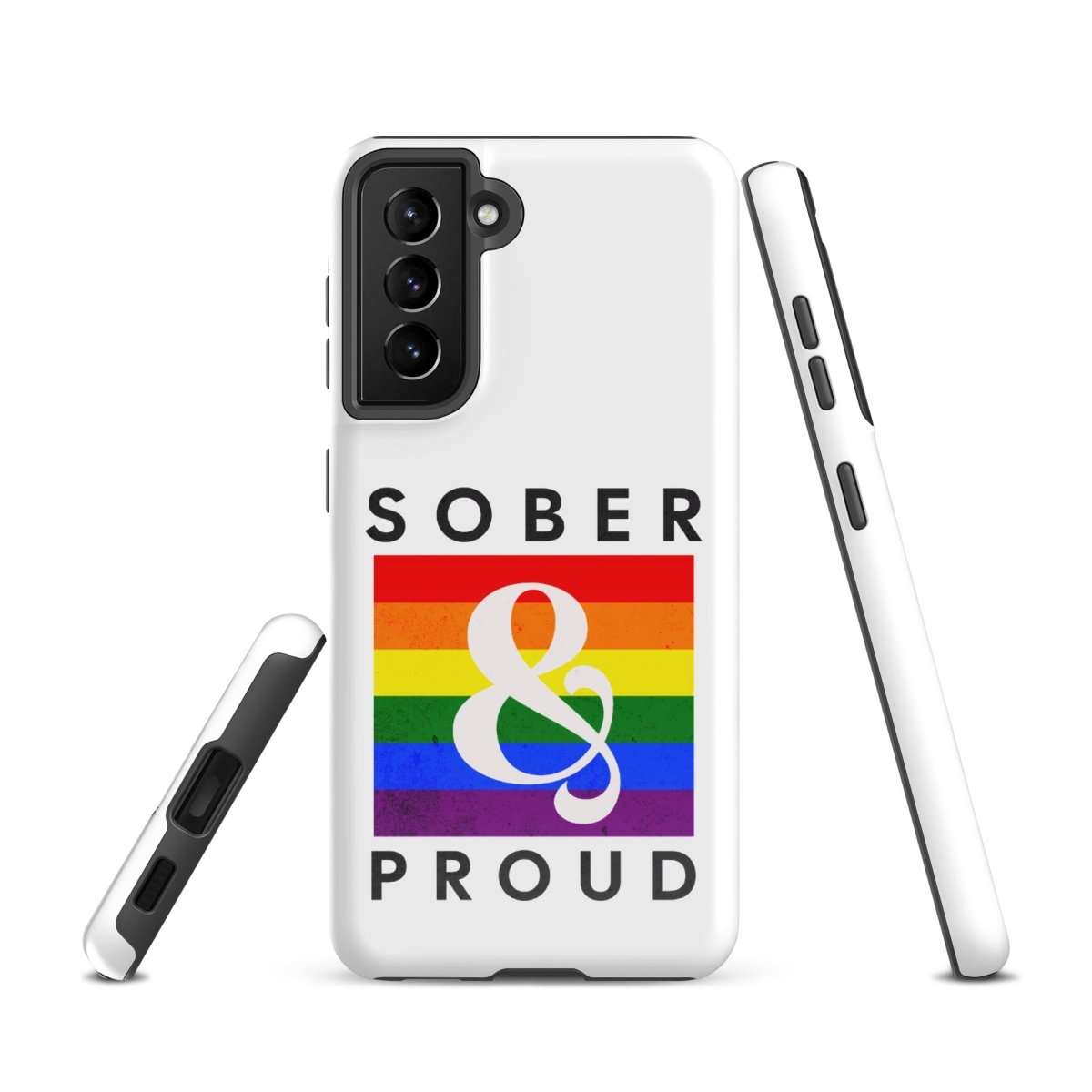 Sober & Proud Samsung Phone Case - Protective Cover for Galaxy [Model] - Durable Slim Design - Perfect for Everyday Use & Special Occasions