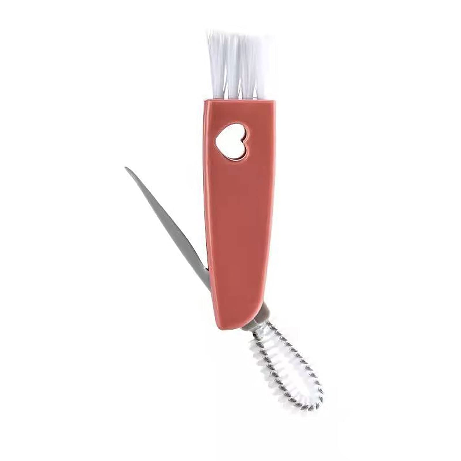 Premium Bottle Brush Cleaner Set - Long Handle Narrow Neck Water Bottle Cleaning Brush for Sports Bottles, Thermos, Baby Bottles & More - Durable Stainless Steel Wire & Soft Bristles - Ideal for Home, Office, Gym & Travel Use
