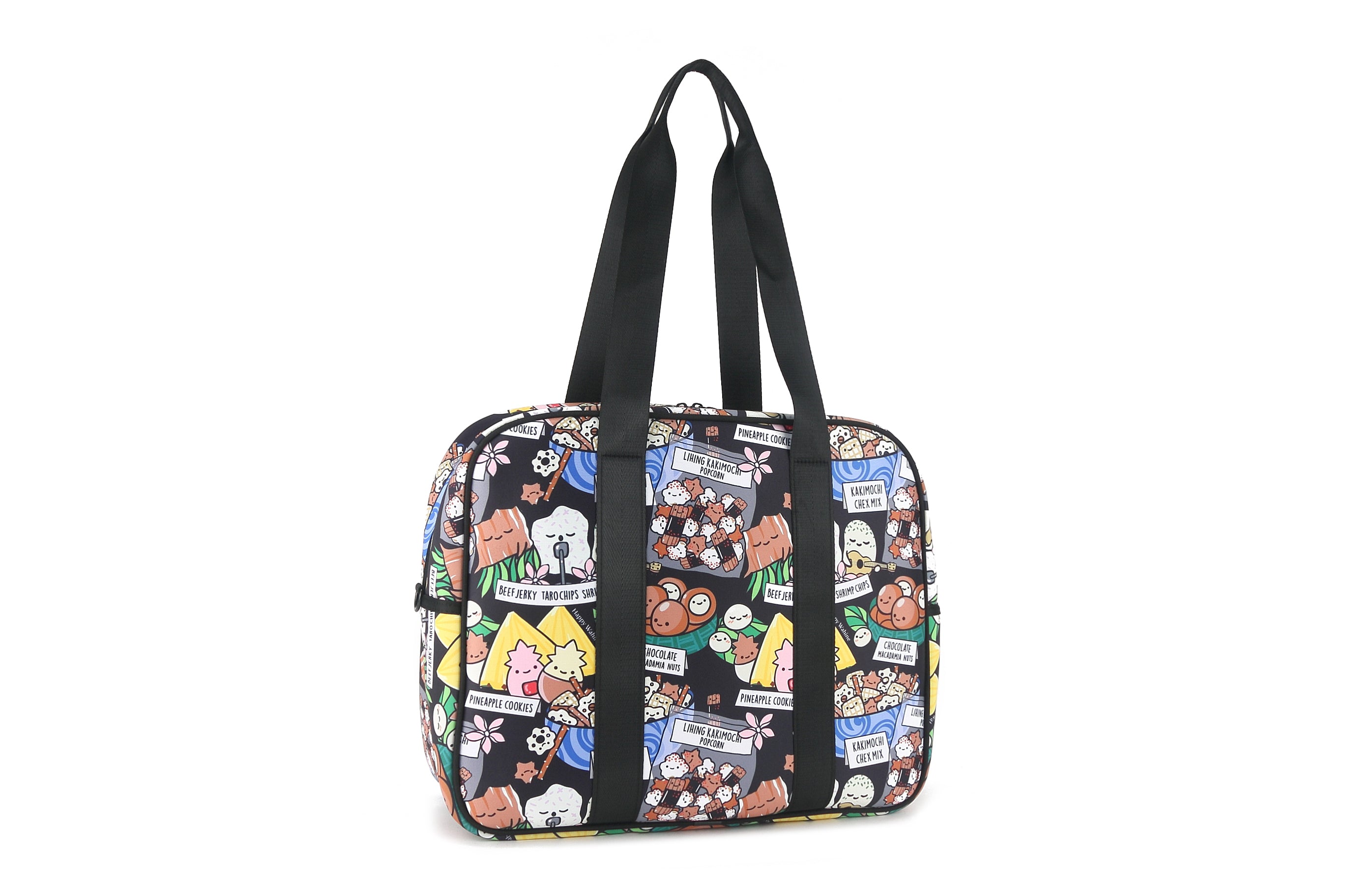 Premium Gym Bag with Pockets - Durable Workout Tote for Men & Women - Perfect for Fitness, Travel & Sports - Includes Bonus Local Snacks (Black)