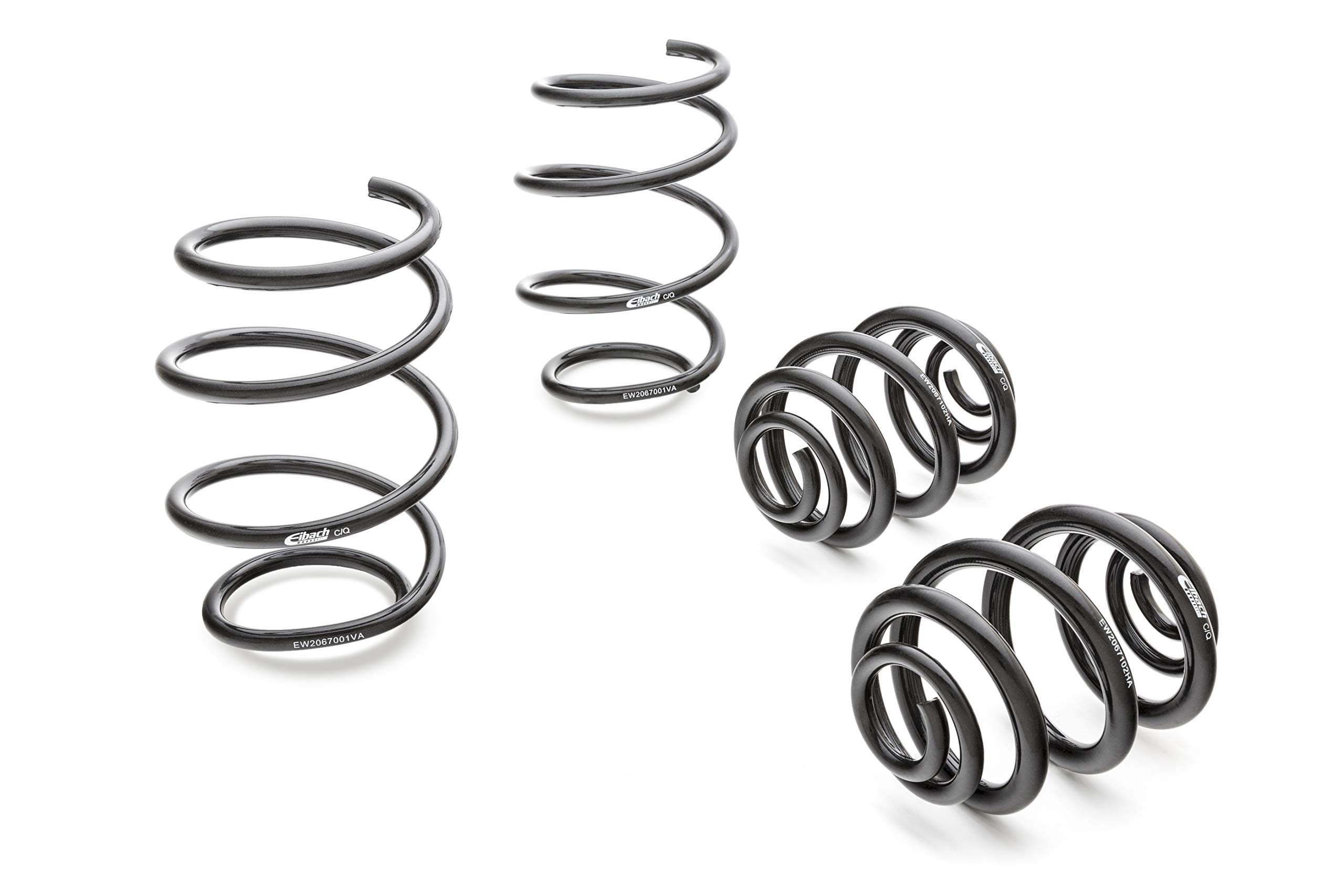 Eibach Pro-Kit Performance Lowering Springs - Set of 4 (2067.140) for BMW E46 3 Series - Improves Handling & Ride Quality - Perfect for Street Performance & Track Use