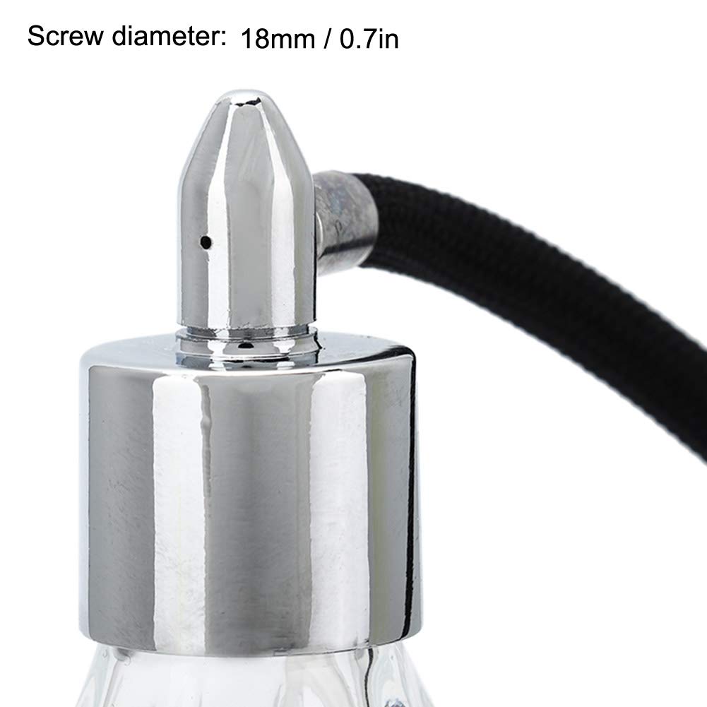 Premium Crystal Round Perfume Atomizer - Refillable Empty Perfume Spray Bottle with Elegant Ornaments for Fragrance, Essential Oils & Skincare Liquids | Perfect for Travel, Purse & Vanity Organizing