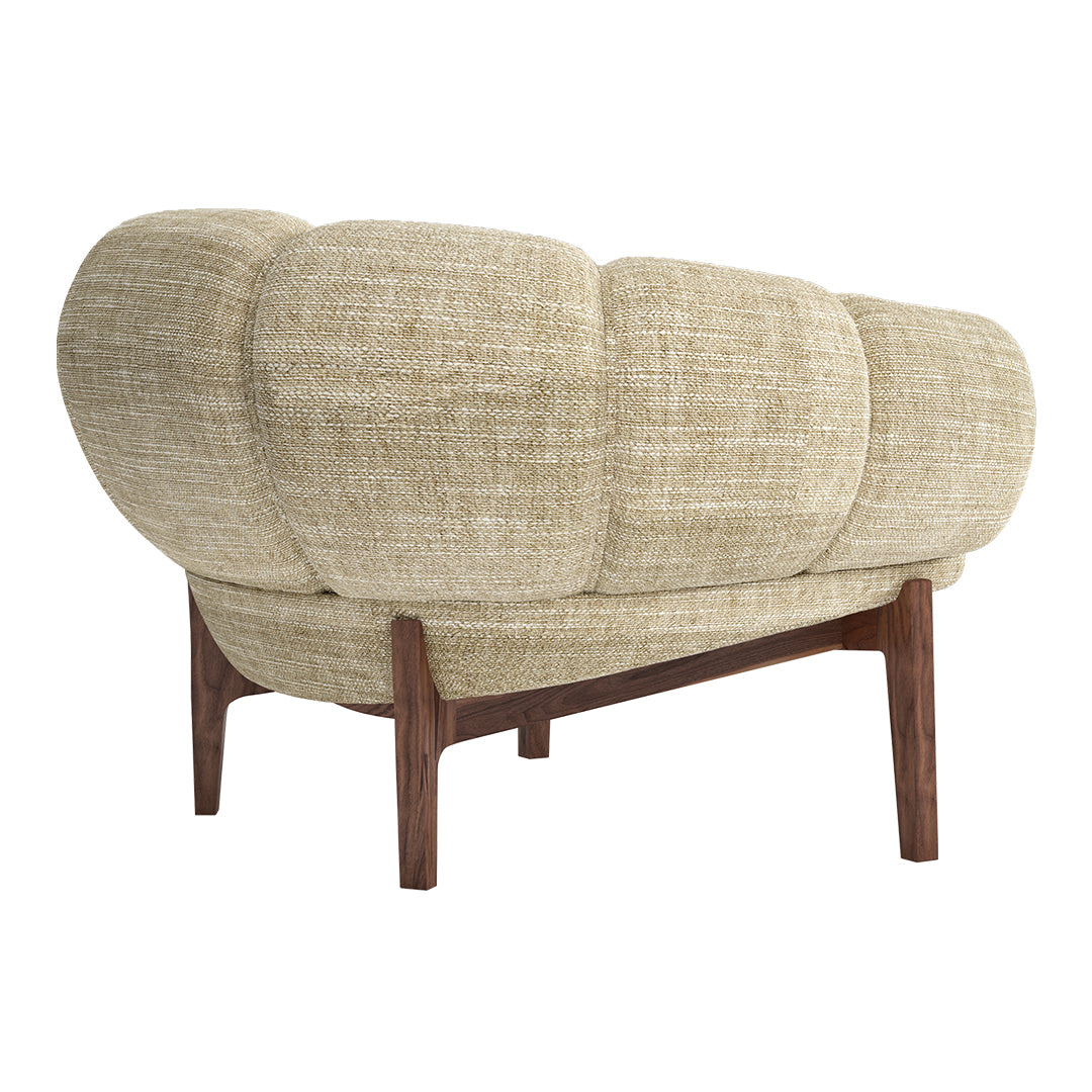Modern Croissant Lounge Chair - Comfortable Crescent-Shaped Accent Chair for Living Room, Bedroom, or Office - Perfect for Relaxing, Reading, and Napping