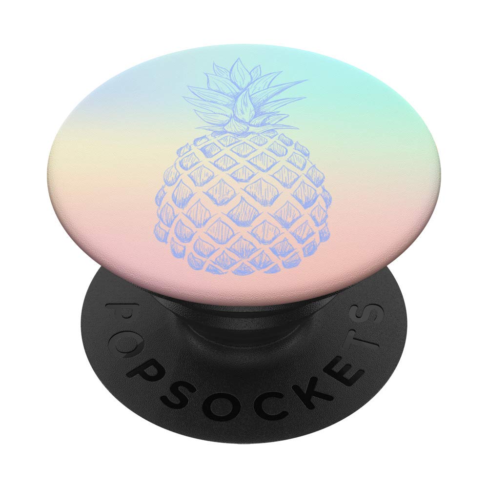 Funny Tropical Pineapple Phone Grip - Swappable PopSockets PopGrip for Fruit Lovers | Perfect for Summer Beach Days, Pool Parties & Tropical Vacations