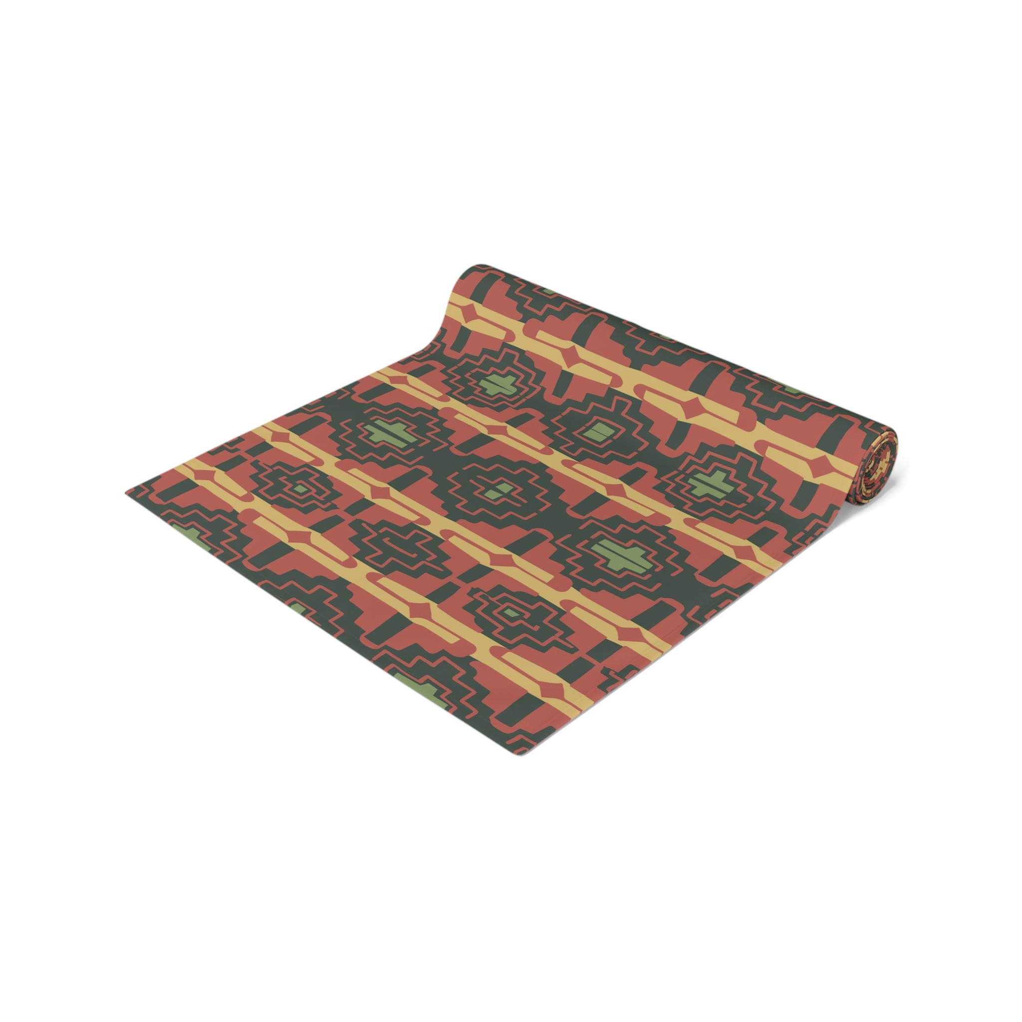 Southwestern Table Runner - Cotton & Poly Blend Mohave Pass Print - 2 Sizes (12x72 & 16x90) - Perfect for Dining Tables, Buffets, and Kitchen Counter Decor