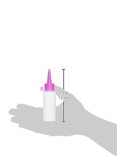 Multicraft Imports 2oz Reusable Plastic Glue & Writer Bottles for Crafts - Perfect for DIY Projects, Scrapbooking & School Art Supplies