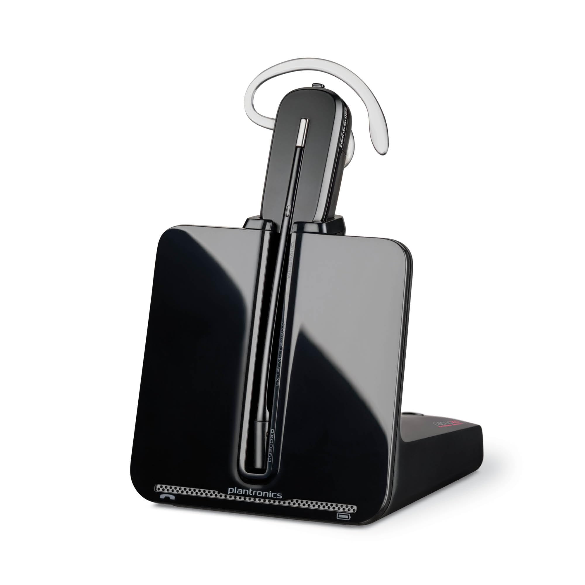 Plantronics Poly CS540 Wireless DECT Headset - Single Ear Mono Headset with 3 Wearing Styles - Noise Canceling Microphone for Clear Calls - Compatible with Desk Phones - Perfect for Office, Call Center & Remote Work (Amazon Exclusive)