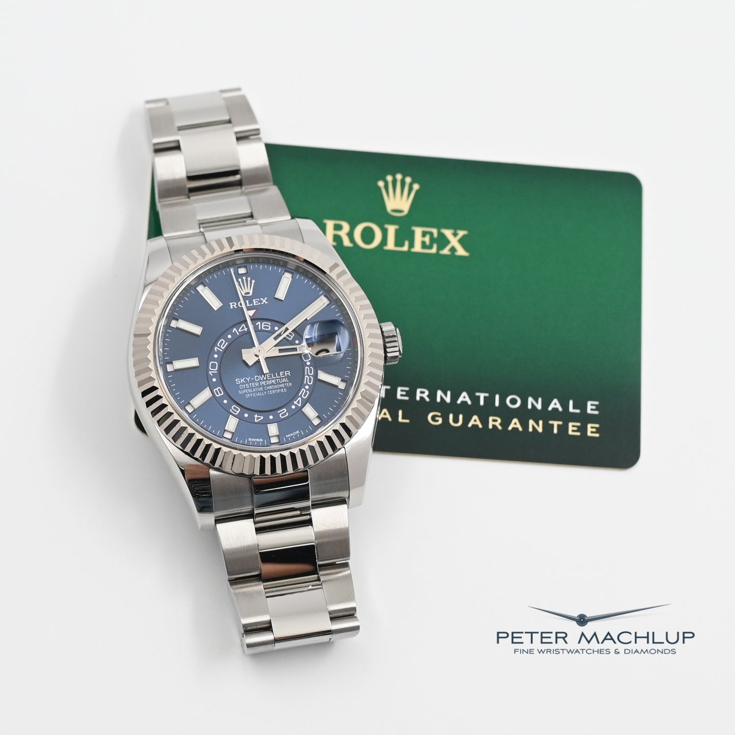 Rolex Sky-Dweller 42mm Stainless Steel Watch 2021 Model - Luxury Automatic GMT Men's Watch for Travel & Business