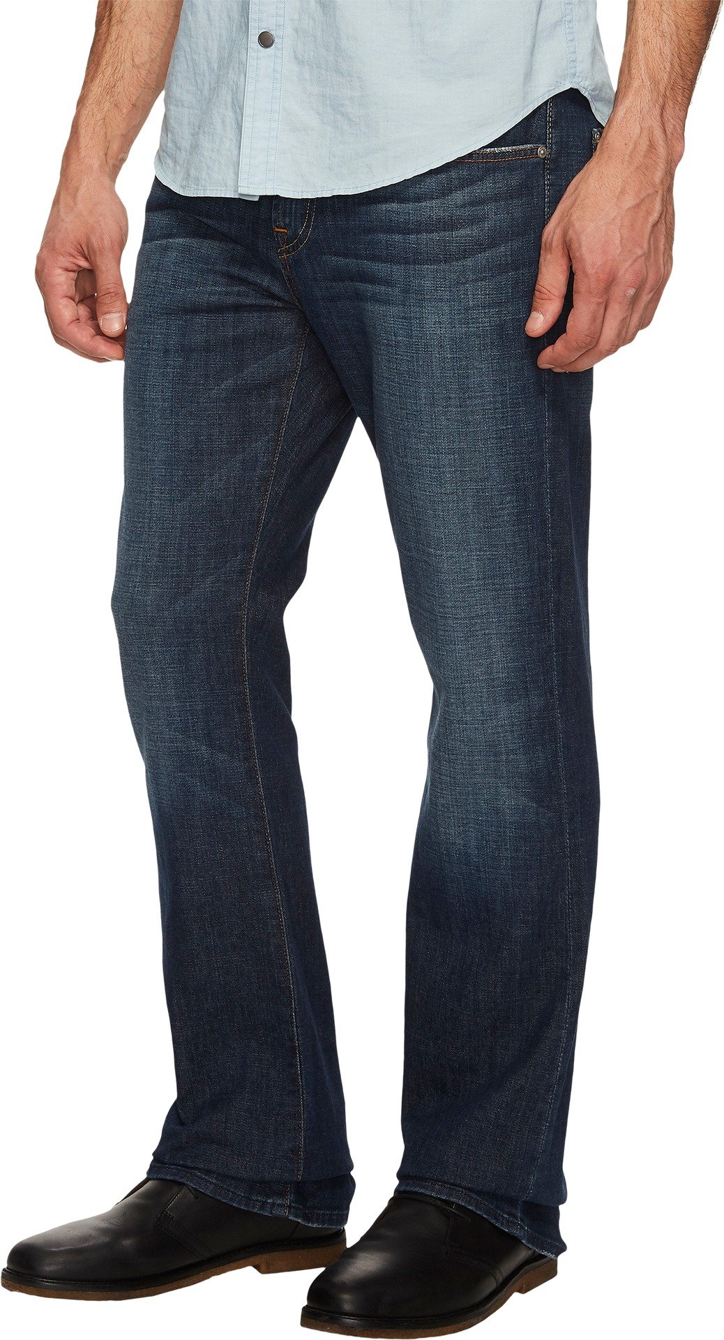 7 For All Mankind Men's Brett Bootcut Jeans - Classic Denim Pants for Casual & Night Out | Comfortable Stretch Fit for Everyday Wear