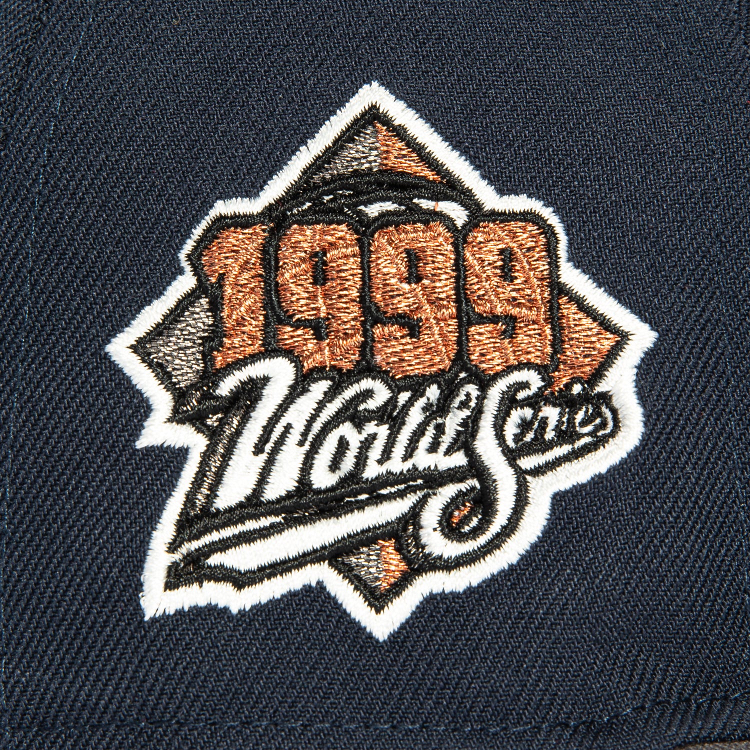 New Era 59Fifty Atlanta Braves 1999 World Series Patch Hat - Navy & Graphite MLB Baseball Cap for Men - Perfect for Braves Fans, Game Day & Sports Collection
