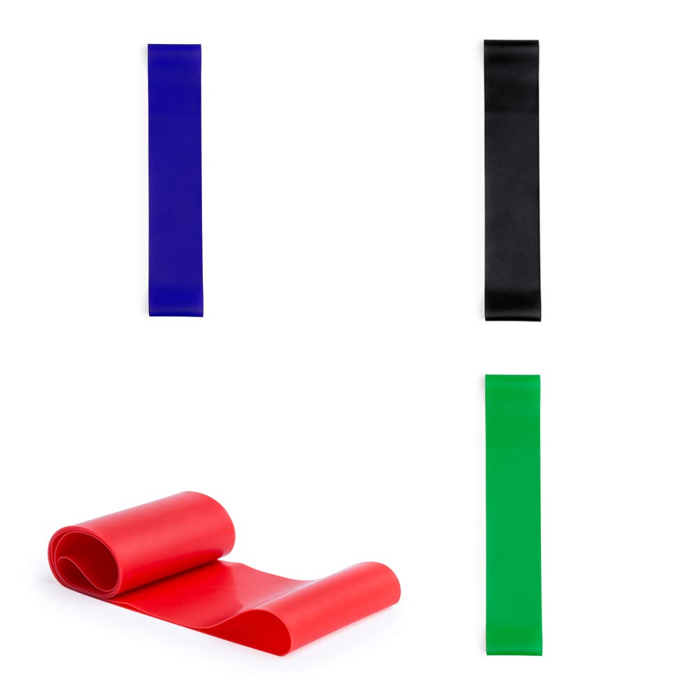 **eBuyGB Unisex Stretch Resistance Bands for Home Workout - Latex Exercise Loop Bands for Strength Training, Yoga & Fitness - Perfect for Gym, Pilates & Physical Therapy**