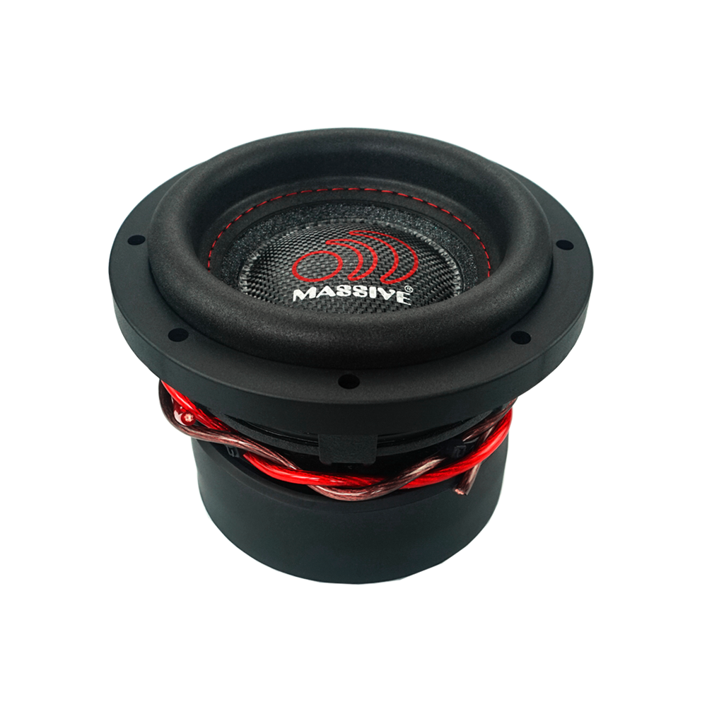HIPPOXL64 300 Watts RMS Dual 4 Ohm Car Subwoofer - Powerful Bass for Car Audio Systems & Home Theater