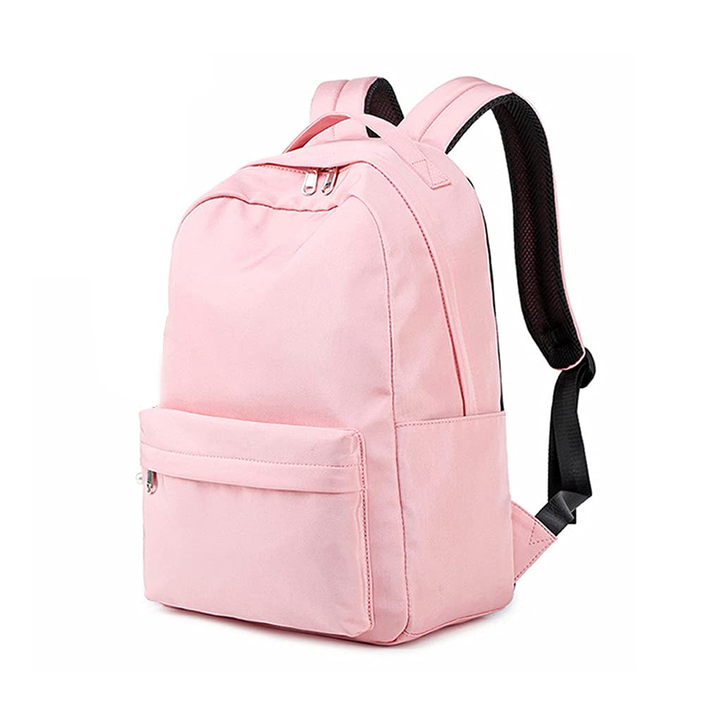 Waterproof Pink Backpack for Women & Teen Girls - Lightweight School Backpack for College, High School & Travel - Durable Laptop Rucksack for Students, Commuting & Daily Use
