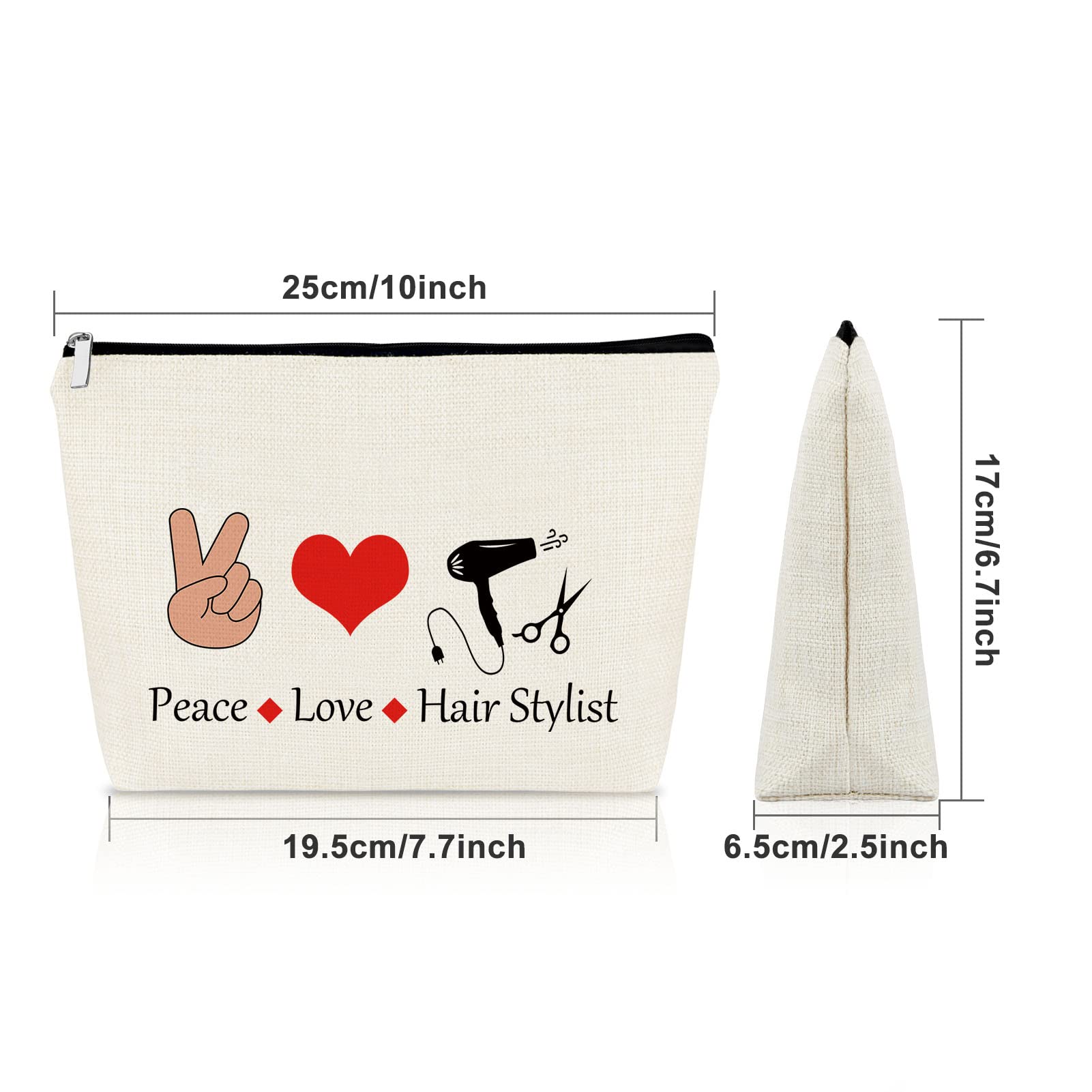 **Sazuwu Professional Hair Stylist Gift Set - Makeup Bag & Cosmetic Organizer for Women - Perfect for Hairdresser Graduation, Appreciation, Birthday, Thanksgiving & Christmas - Ideal Salon Gift for Stylists & Beauty Professionals**    *(Use Case: Great for salon professionals, beauty school graduates, or as a thoughtful thank-you gift for hairstylists and makeup artists.)*