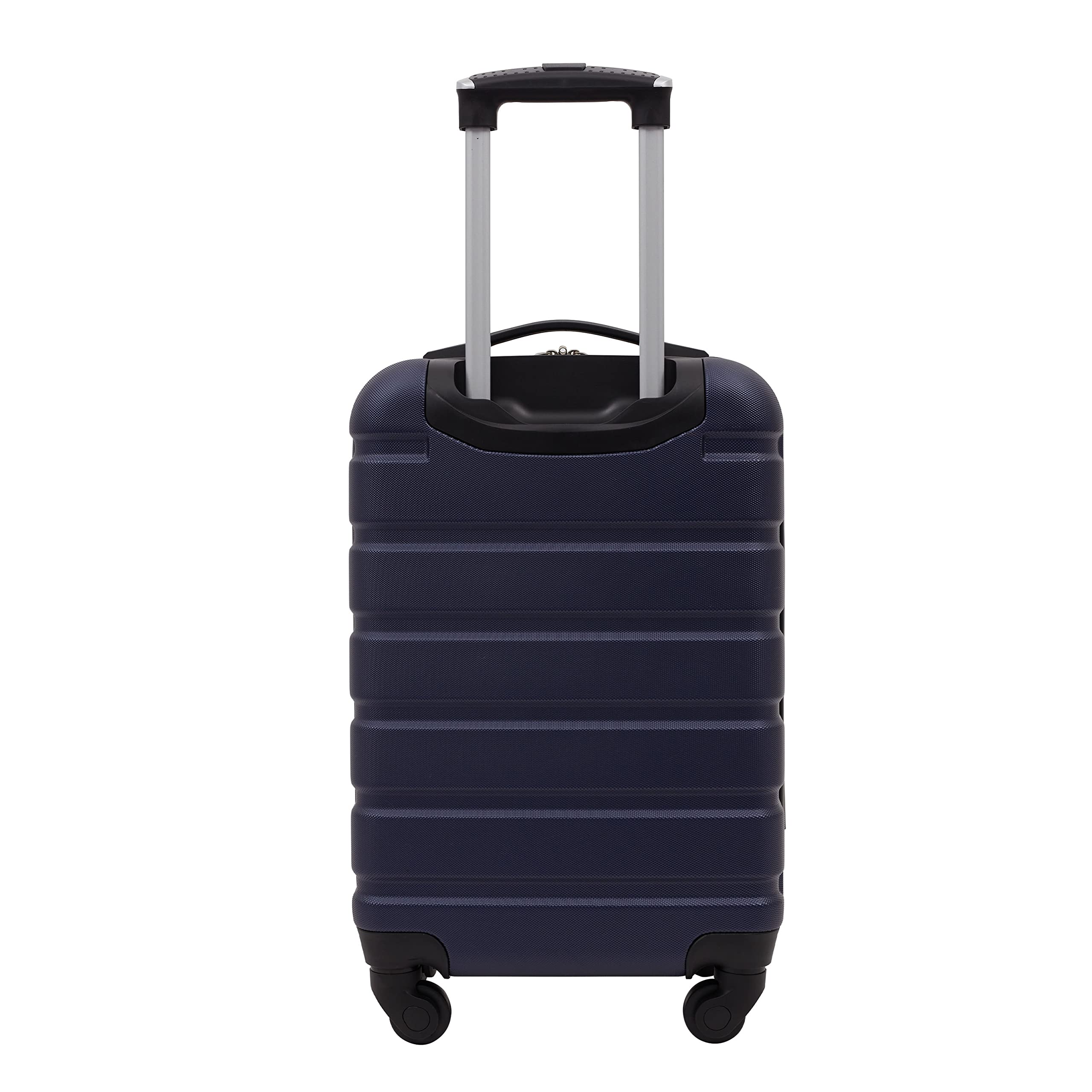 Travelers Club Harper 20-Inch Carry-On Luggage - Lightweight Blue Hardshell Suitcase for Air Travel, Weekend Getaways & Business Trips