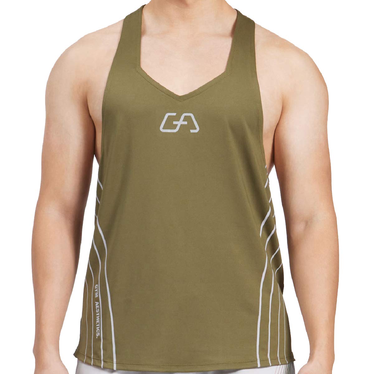 2023 Men's Gym Stringer Vest - Y Back Bodybuilding Workout Tank Top for Muscle Building & Fitness | Perfect for Weightlifting, CrossFit & Gym Training