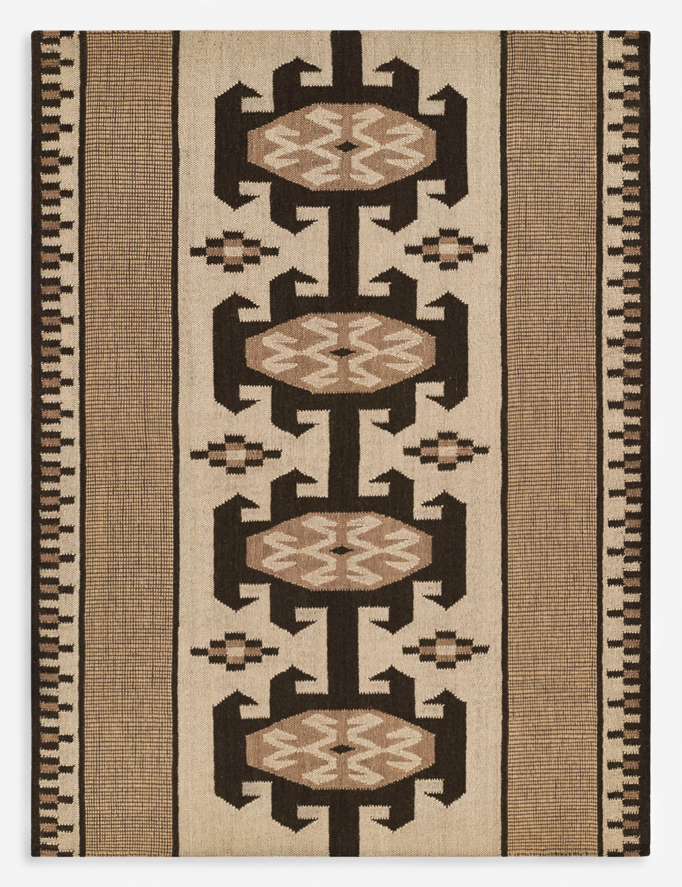 Premium Crouse Flatweave Wool Rug - Handmade Natural Fiber Area Rug for Living Room, Bedroom & Dining Room - Soft & Durable Home Decor for Cozy Spaces