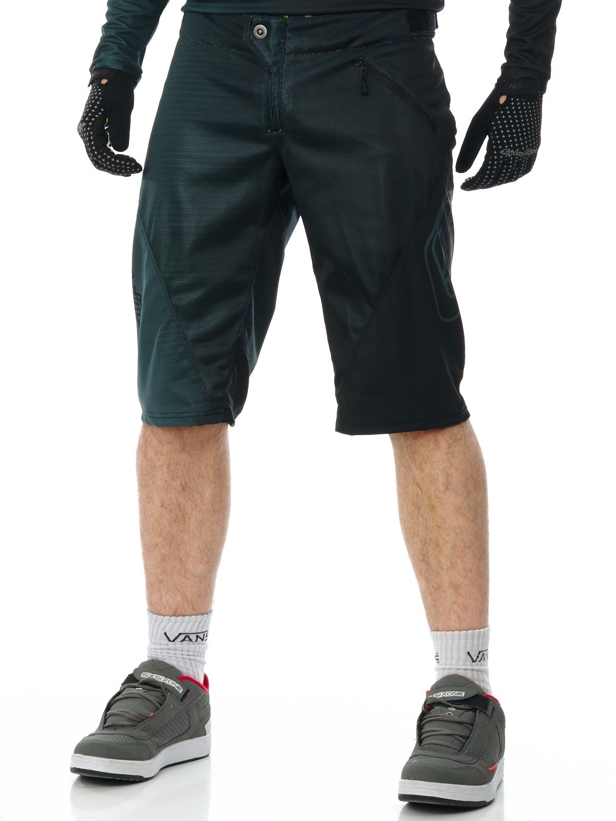 Troy Lee Designs Sprint 50/50 Men's BMX Bike Shorts - Black Size 36 | Durable Cycling Gear for BMX Racing & Mountain Biking