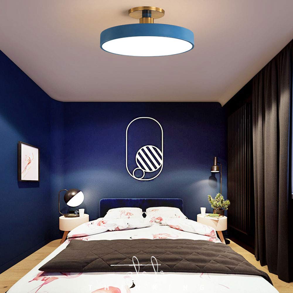 3-Light Color Changing LED Flush Mount Ceiling Light - Modern Dome Fixture with Remote Control for Bedroom, Kitchen, Balcony - Dimmable Recessed Lighting for Home & Office