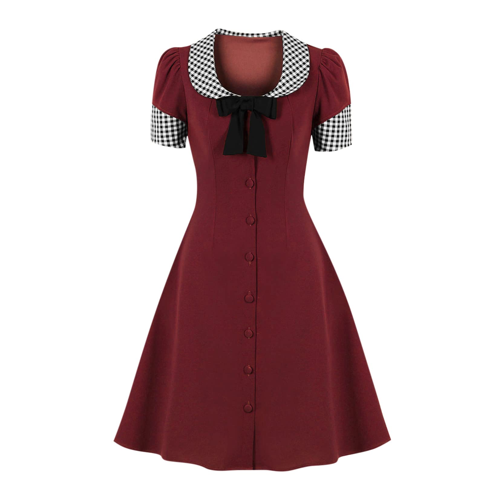 2023 Summer Dresses for Women - Short Sleeve Round Neck Casual Elegant Flowy Dress | Perfect for Beach Vacations, Date Nights & Summer Parties