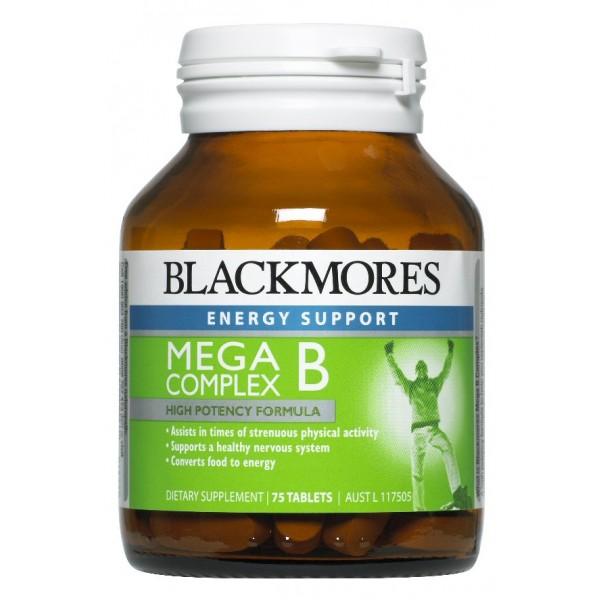 Blackmores Mega B Complex - Premium Vitamin B Supplement for Energy, Stress Relief & Immune Support | Ideal for Busy Professionals & Active Lifestyles