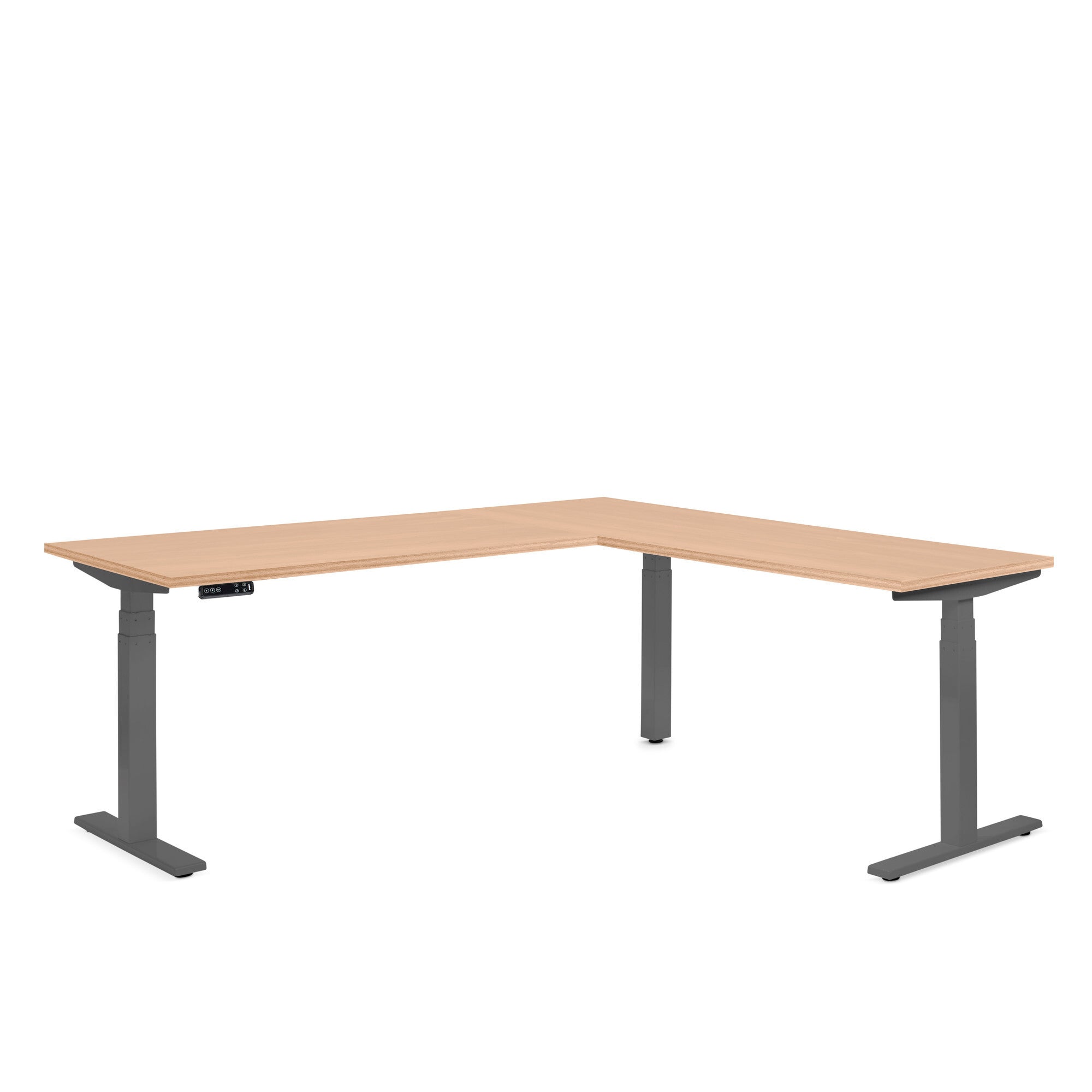 Modern L-Shaped Corner Desk with Storage Shelf - Ergonomic Home Office Computer Desk for Small Spaces - Perfect for Gaming, Study & Workstation Setup