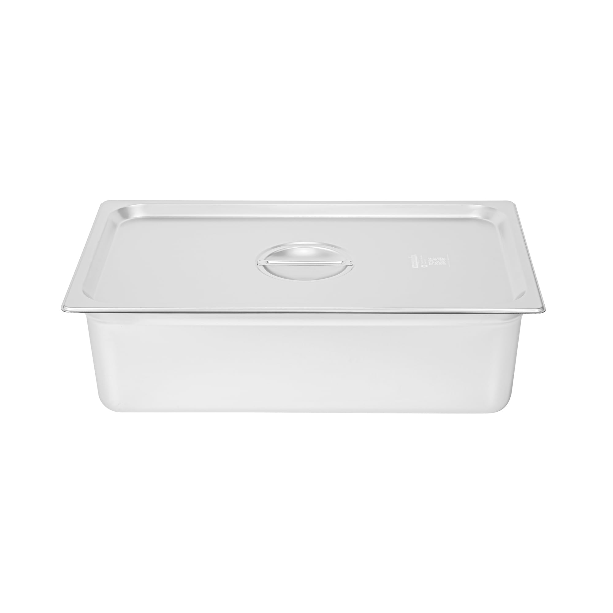 Stainless Steel Steam Table Pan Covers - 20.8 x 12.8 Inch NSF Certified Food Pan Lids with Handle for Commercial Kitchen & Catering | Compatible with Full Size Hotel Pans (Sold Separately) | Perfect for Buffet Serving, Food Warming & Storage