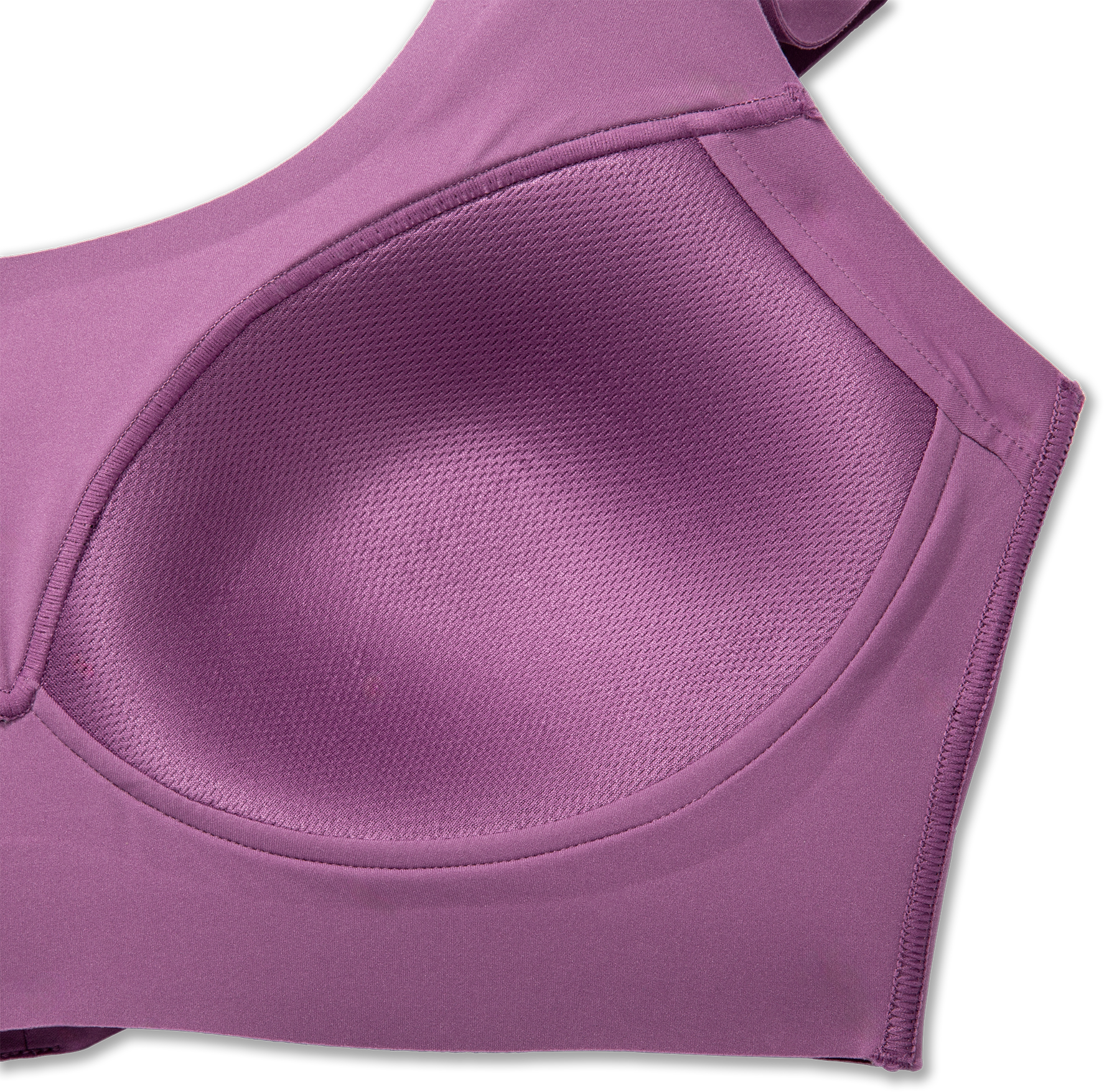 Women's Dare Crossback Run Bra 2.0 - High Impact Sports Bra for Running & Workouts - Breathable & Supportive Activewear (Washed Plum) - Perfect for Gym, Yoga & High-Intensity Training