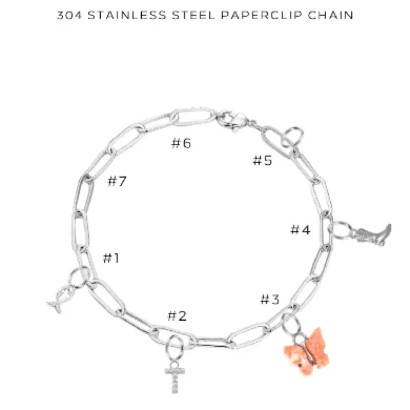 Elegant Charm Bracelet with Assorted Charms - Perfect for Women's Fashion Jewelry & Gift Giving - $38.00 | Ideal for Parties, Weddings & Everyday Wear