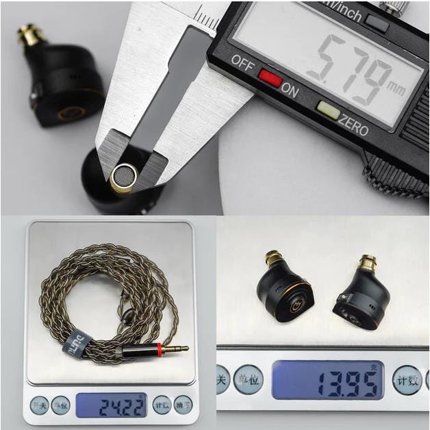 DUNU TALOS Planar Magnetic + 2 Balanced Armature Hybrid IEMs - High Resolution In-Ear Monitors for Audiophiles, Music Producers & Gamers (Perfect for Studio Recording, Live Performances & Gaming)