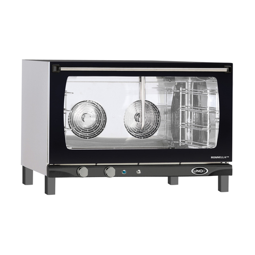 Unox Rosella LineMiss 31.5 Countertop Convection Oven - Commercial Grade 208-240V with 4 Adjustable Shelves for Bakery, Restaurant & Catering Use