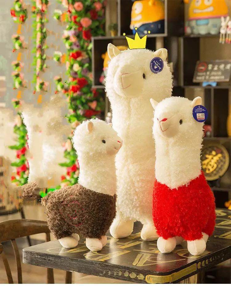 Soft and Cute Alpaca Llama Plush Toy - Kawaii Stuffed Animal for Kids, Girls, Boys - Perfect for Cuddling, Gifts, and Room Decor