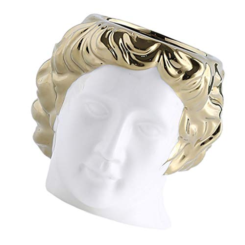 Lurrose David Sculpture Makeup Brush Holder - Elegant Desktop Decor for Home & Office | Perfect for Cosmetics, Pens & Stationery Organization | Great Gift Idea for Makeup Lovers & Art Enthusiasts
