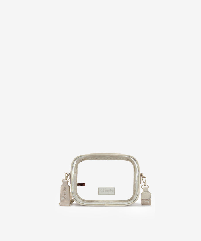 Wrangler Clear Crossbody Stadium Bag for Concerts, Sports Events & Travel - Approved for NFL, MLB, NBA & NCAA Games