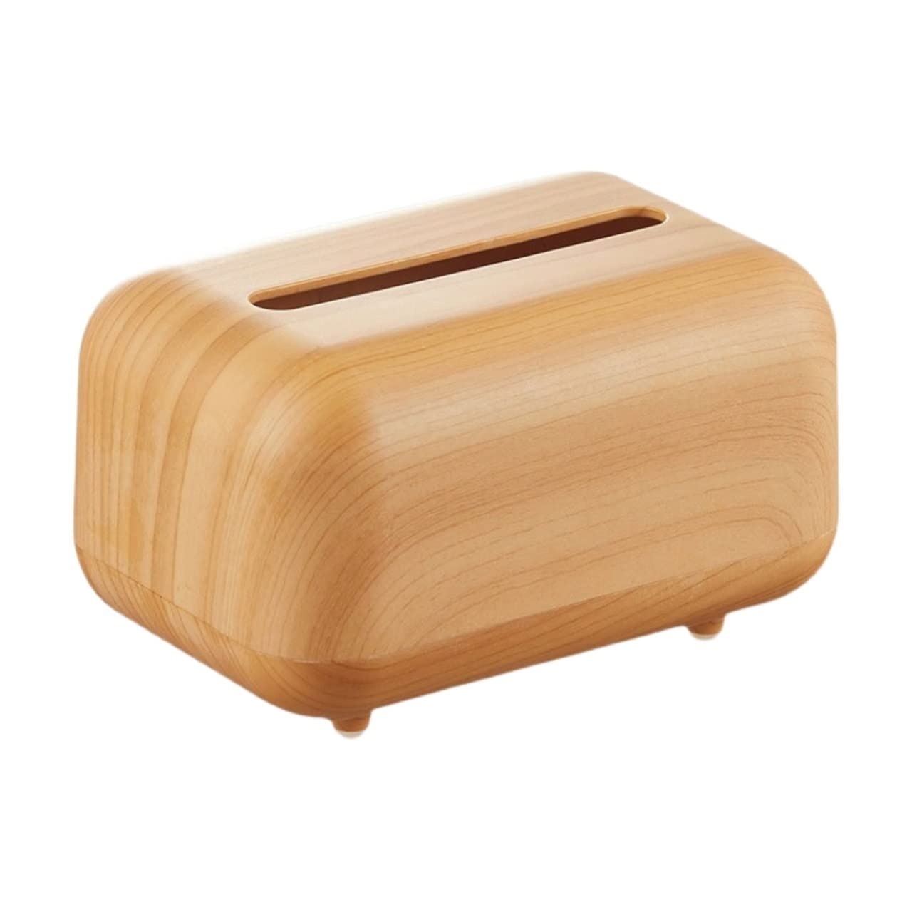 Wooden Tissue Box Cover - Decorative Desktop Tissue Holder with Drawer for Home, Office & Coffee Table | Stylish Napkin Storage Box for Facial Tissues & Paper Towels | Perfect for Living Room, Bedroom & Bathroom Organization