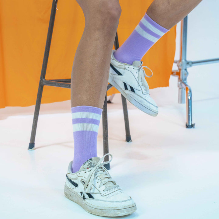 Starman Mid High Socks for Men & Women - Comfortable Cotton Crew Socks for Casual, Sports & Daily Wear - Perfect for Running, Gym & Outdoor Activities