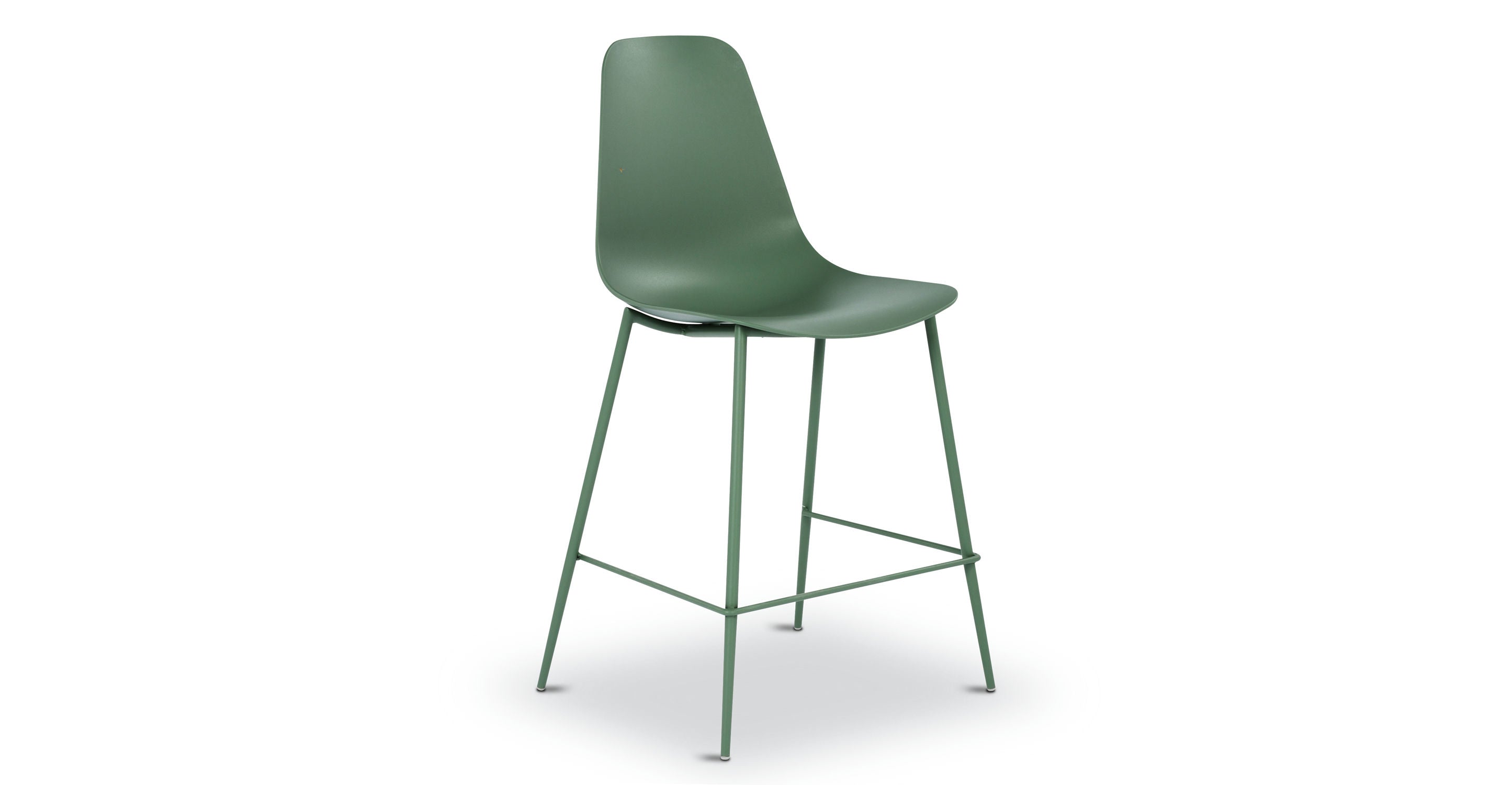 Isla Counter Height Stool - Adjustable Bar Stool with Backrest, Modern Kitchen Island Stool for Dining & Breakfast Nook, Perfect for Home, Cafe & Restaurant Use